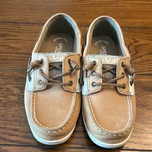 Sperry Kids Tan Boat Shoes